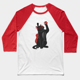 MUSICIAN RED CAT ERA Baseball T-Shirt